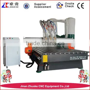 3 Tools 3 Spindles Auto ChangerWood CNC Carving Machine Changing 3 Spindles With Original NcStudio System Dust Collector ZK-1325 thumbnail-1