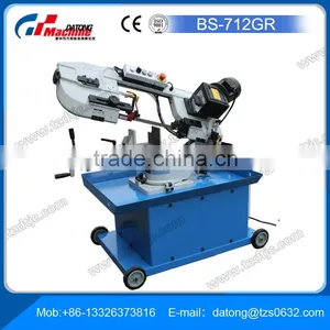 Band Saw For Metal Cutting BS-712GR Portable Band Sawing Machine thumbnail-1