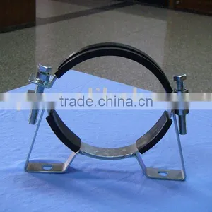 Metal Galvanized Clamp Hoop Parts With Rubber for Heavy Duty thumbnail-1