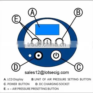 2016 Newest Portable Electric Car Mini Compressor Air Pump thumbnail-4