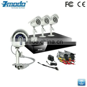 Zmodo 4CH DVR Surveillance System With 4 Weatherproof IR Cameras thumbnail-1