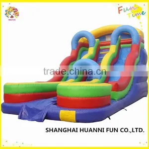 Outdoor Central Park Sports Commercial 10x6m Kids PVC Inflatable Water Slide With Pool Price thumbnail-3