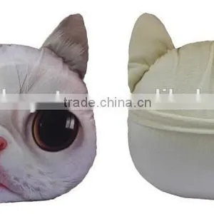 Home Chair Pillow Car Cushion Cover Cat Shape Pillow Cover Cartoon Seat Cushion Cover thumbnail-4