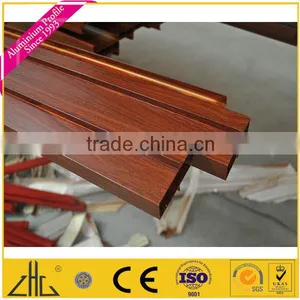 Wow!! Extruded Aluminium Profile With Wooden Grain Surface/oval Aluminium Pipe Factory/ Aluminium Wood Grain Finish OEM Supplier thumbnail-1