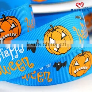 Wholesale New Design Printed Grosgrain Halloween Ribbon thumbnail-1