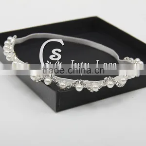 Factory Price!! Glitter Pearls Rhinestone Sash for Wedding Party / Ladies Luxury Wedding Dresses Belts Lady Dress thumbnail-1
