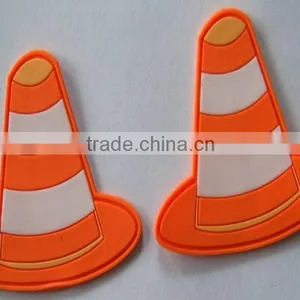 Warning Sign Garment Pvc Badge Silicone Label Pvc Patch thumbnail-1