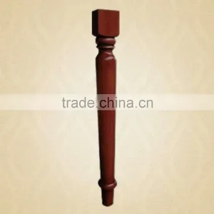 Black Solid Wood Stair Post Support thumbnail-3