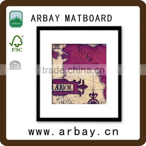 Custom Wholesale High Grade Acid-free Unfinished Wood Frame Matboard thumbnail-2