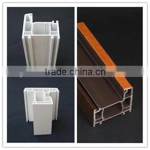 U-shaped Pvc Plastic Profile, China Pvc Profile, Plastic Pvc Profile , Upvc Profile for Pvc Casement Window and Door thumbnail-1