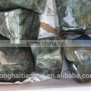 Wholesale Natural Blue Rock Quartz Labradorite Gemstone thumbnail-1
