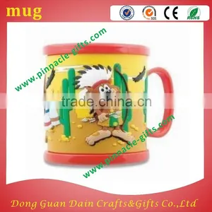 3D Animal Plastic Mugs With Soft Pvc Mugs thumbnail-3