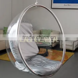 Wholesale Clear Leisure Acrylic Hanging Bubble Chair thumbnail-2