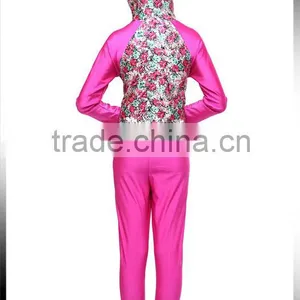 Girl Muslim Swimwear Child Swimsuit Islamic Swimwear For Kids Islamic Clothing One Piece thumbnail-6