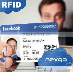 Programmable Smart RFID Full Color Printing Plastic Pvc Name ID Card thumbnail-2