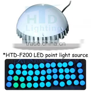 Outdoor Round Led Point Light 3.5inch Diameter 6w 5050 Rgb Led Pixel Light thumbnail-1