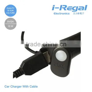 5v 1A Usb Car Charger With Cable for IPhone thumbnail-3