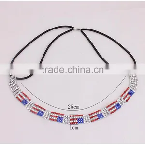 Fancy Hair Accessories Best Selling Fancy Design Plastic Elastic With New Design Hair Band thumbnail-2