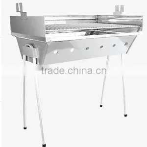 Party Griller Stainless Steel Charcoal Grill Spit With Motor thumbnail-1