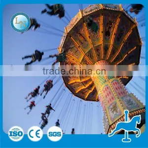 Lino Amusement Swing Carousel Rotating Flying Chair Rides for Sale thumbnail-6