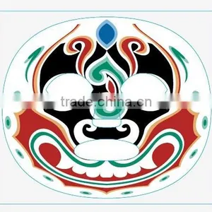 Custom Made NBA Funny Face Mask Peel Away Temporary Tattoos thumbnail-1