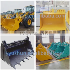 SDLG LG918 Wheel Loader Attachment 0.9M3 Multifunctional Bucket For Sale , Attachment Code:1690300007 thumbnail-4