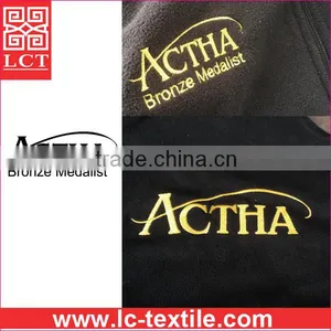 Wholesale Top Quality Gold Stitching Embroidery With Your Logo Anti-pilling Full Zipper Polar Fleece Vest for Men(LCTU0048) thumbnail-4