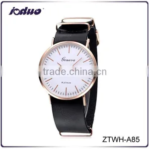 Top Quality Mixed Color Siamese Leather Watch Design thumbnail-1