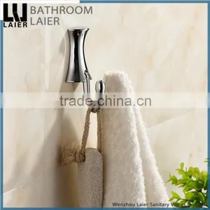 8135 Hot Sale Zinc Alloy New Fashion Bathroom Fittings Names Chrome Robe Hook thumbnail-3
