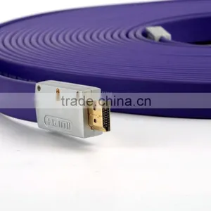Special Highest Level HDMI Flat Cable With Metal Shell thumbnail-1