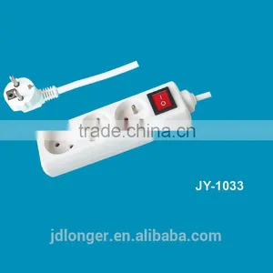 Hot Sale High Quality 3 Way Extension French Socket Switch Power Strip CE 16A 220V China Socket thumbnail-1