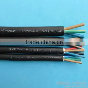 NATURAL RUBBER INSULATED & SHEATHED HO7RN-F 3X1.5MM2 CABLE COPPER FLEXIBLE CABLE thumbnail-2