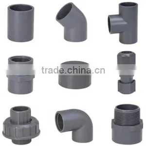 Hot Sale Pvc Plastic Tube Fitting Upvc Pipe Fitting Price thumbnail-1