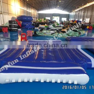 Inflatable Air Mat/Inflatable Floating Platform Aqua Playground Inflatable Cross Floating Mattress thumbnail-1