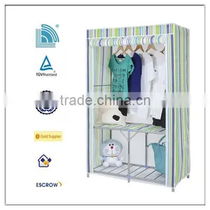 Modern Portable Folding Clothes Closet Cloth Wardrobe thumbnail-1