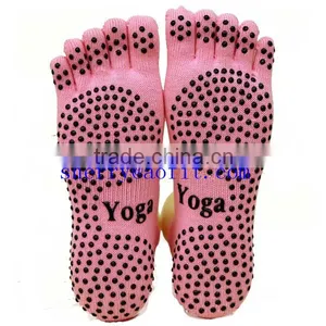 Wholesale Yoga Toe Non-skid Socks thumbnail-6
