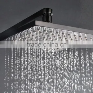 2015 Hot Sale Stainless Dark Steel Shower Set thumbnail-3