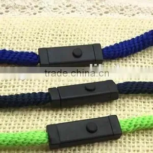 Shoelace Earphones 3.5mm In-Ear Earbuds Stereo Super Bass Metal Headset Handfree With Mic Headset thumbnail-5
