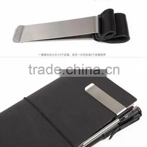 Midori Travel Women's Money Clip With Leather Sheath thumbnail-1