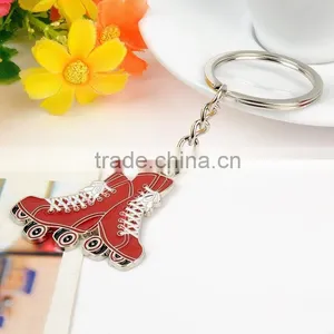 Fashion Cheap Factory Slipper Keychain Shoes Keychain Color Painting Alloy Metal Keychain in Bulk thumbnail-3