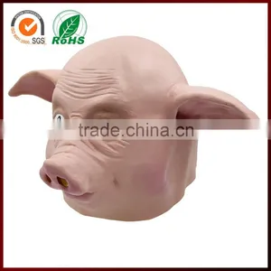 Halloween Costumes Ugly Pig Head Latex Mask for Kids Girls thumbnail-6