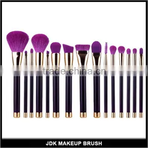 Low MOQ Hottest Selling Unique Design 15pcs Cosmetic Makeup Brush Set With Colorful Hair thumbnail-4