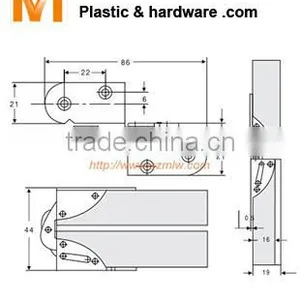 Zinc Alloy 180 Degree Fold Table Hinge thumbnail-6