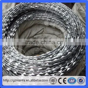 Stainless Steel Razor Barbed Wire/Galvanized Razor Barbed Wire/Barbed Wire(Guangzhou Factory) thumbnail-1