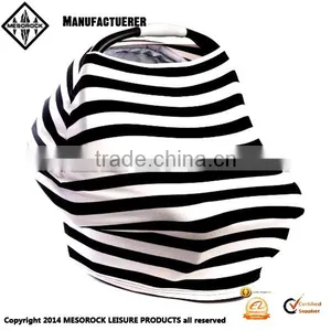 Multi-use Stretchy 3 in 1 Baby Car Seat Canopy Nursing Cover Baby Car Seat Cover thumbnail-1