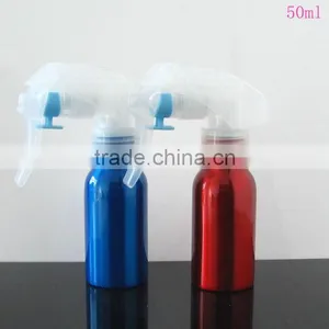 2017 Wholesale 30m -500ml Empty Aluminum Bottle With Mouse Trigger Sprayer Aluminum Trigger Spray Bottle for Cosmetic Packaging thumbnail-2