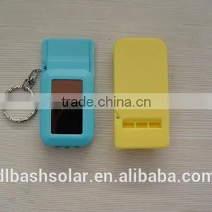 NEW Love Gift Key Chain Whistle Keyring Ring Mini USB Solar Cell Power Bank thumbnail-3
