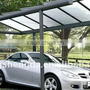 Good Transparency Prefabricated PVC Car Shed/canopy/carport thumbnail-1
