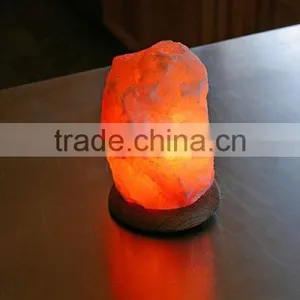 Beautiful Natural Himalayan Rock Crystal Salt Lamp thumbnail-1
