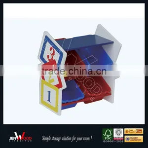 Adorable Design 3 Tiers Kids Toy Organizer With Storage Bins thumbnail-1
